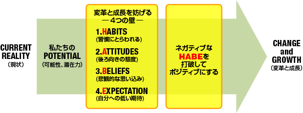 変革と成長を妨げる４つの壁